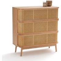 Laora Cane Chest of 3 Drawers