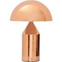 Copper Contemporary Abstract Shape Table Lamp