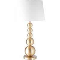 Stacked Gold 5 Orb Table Lamp