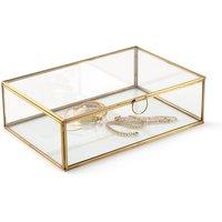 Uyova Glass & Metal Box (Black or Brass)