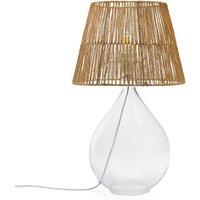 Yaku Glass & Hemp Table Lamp