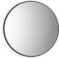 Alaria 120cm Diameter Round Black Mirror