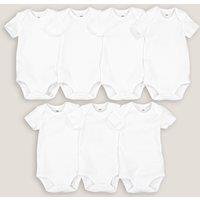 Pack of 7 Bodysuits in Cotton