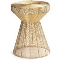 Bangor Golden Wire Side Table / Stool