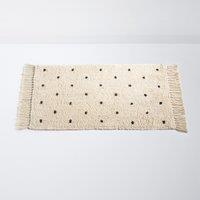 Ava Spotted 100% Cotton Terrycloth Bath Mat