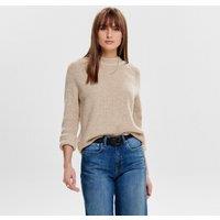 Chunky Knit Jumper with High-Neck