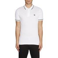 Tipping Slim Polo Shirt in Cotton Piqu Mix