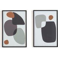 Set of 2 Organic Framed Posters