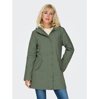 Long Hooded Raincoat