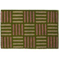 Striped Coir Doormat
