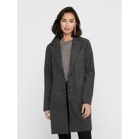 Buttoned Mid-Length Coat, Mid-Season
