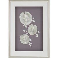 Silver Leaf Design Framed Wall Art