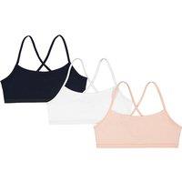 Pack of 3 Bralettes in Cotton