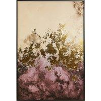 Astratto Cream and Mauve Framed Wall Art