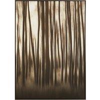 Large Black and Natural Modern Wall Art with Classic Frame