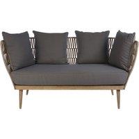 2 Seat Conservatory Sofa - Grey