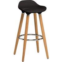 Wood Bar Stool - Black