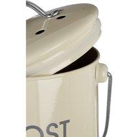Durable Compost Bin in Cream