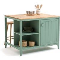 Carlos Solid Pine Kitchen Island