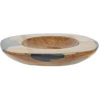 Teak Wood & Resin Statement Bowl