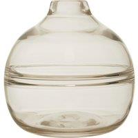 20cm Clear Glass Vase