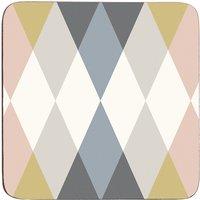 Set of 4 Diamond Print Cork Coasters