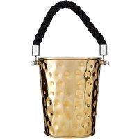 Small Party Bucket in Gold Hammered Effect