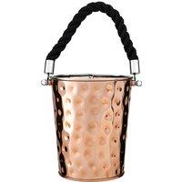 Small Party Bucket in Copper Hammered Effect