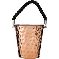 Medium Party Bucket in Copper Hammered Effect