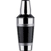 Cocktail Shaker in Hammered Black/Silver