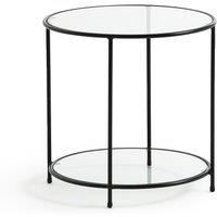 Sybil Tempered Glass Side Table