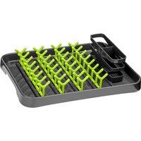 Dish Drainer in Grey/Lime Green