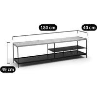 Tidder Walbut & Metal TV Unit