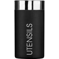 Utensil Holder in Black/Silver