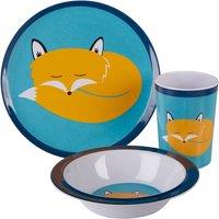 3-Piece Kids Fox Dinner Set