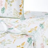 Herbarium Floral Cotton Percale 200 Thread Count Flat Sheet