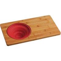Collapsible Colander/Chopping Board in in Red