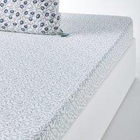 Molly Floral 100% Washed Cotton Fitted Sheet