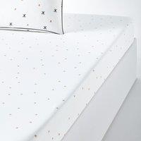 Follow Your Dream Stars 100% Cotton Fitted Sheet