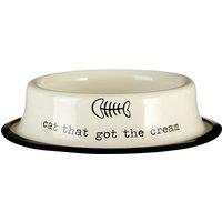 Adore Pets Bowl, Cat That Got The Cream, 0.4 Ltr - Cream