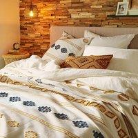 Cobah Graphic 100% Cotton Jacquard Bedspread