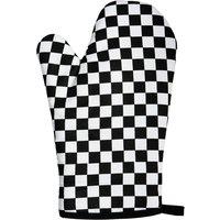 Cotton Single Oven Glove in Check Print