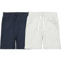 Pack of 2 Bermuda Shorts in Organic Cotton Mix, 3-12 Years