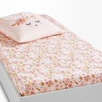 Flower Bunny Organic 100% Cotton Child's Fitted Sheet