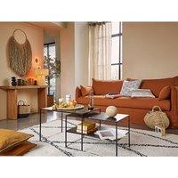 Hiba Set of 2 Steel Nesting Coffee Tables