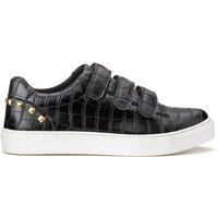 Recycled Mock Croc Trainers in Wide Fit