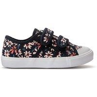 Kids Floral Canvas Trainers with Touch 'n' Close Fastening