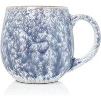 Set of 4 Grey Reactive Glaze Mugs