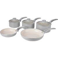 5-Piece Retro Pan Set in Grey