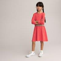 Organic Cotton Dress with Long Sleeves, 3-12 Years